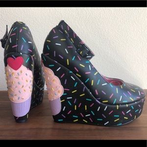 SPRINKLE 🧁CUPCAKE🧁 wedge maryjanes by IRON FIST